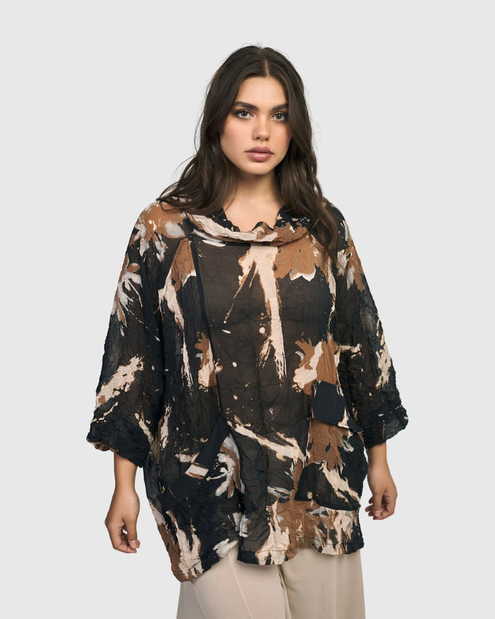 Cordelia Pullover Top, Shimmer