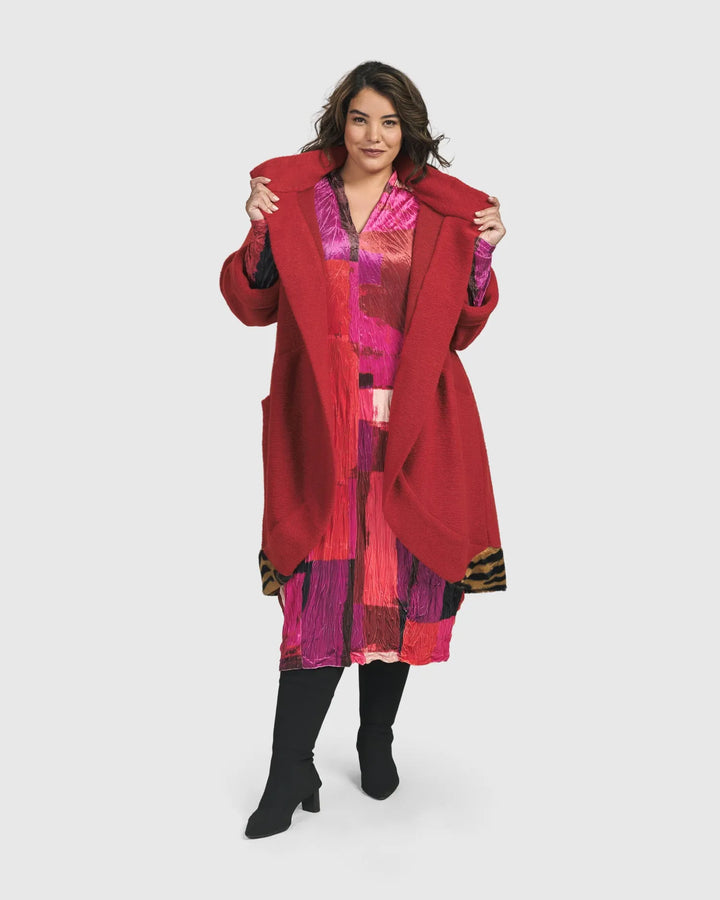 Sunset Strip Cocoon Dress, Magenta