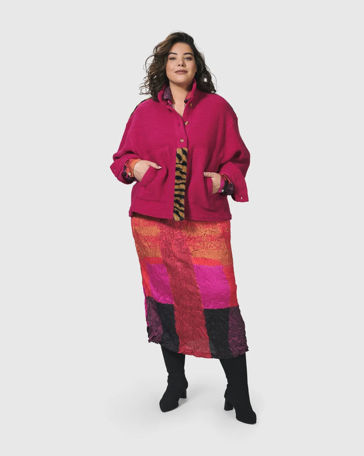Funkadelic Weekend Jacket, Fushcia