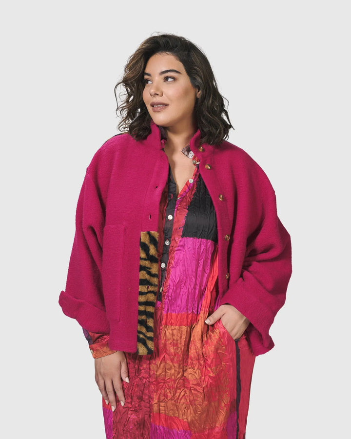 Funkadelic Weekend Jacket, Fushcia