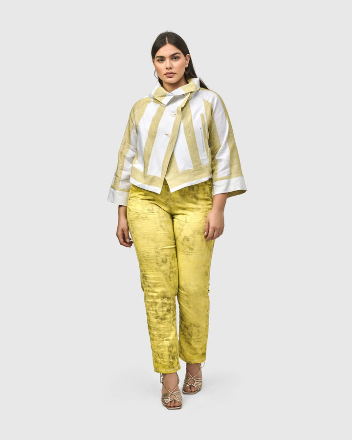 Iconic Stretch Jeans, Citron