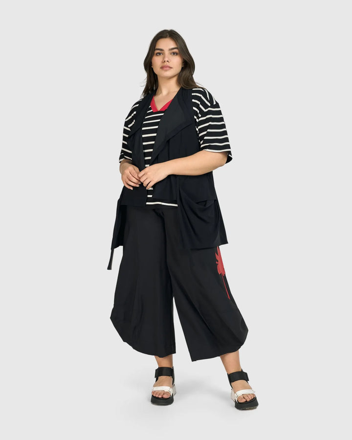Tekbika Gabrielle Relaxed Vest, Black