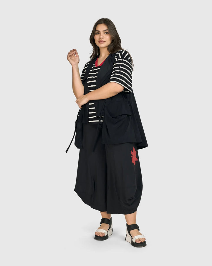 Tekbika Gabrielle Relaxed Vest, Black
