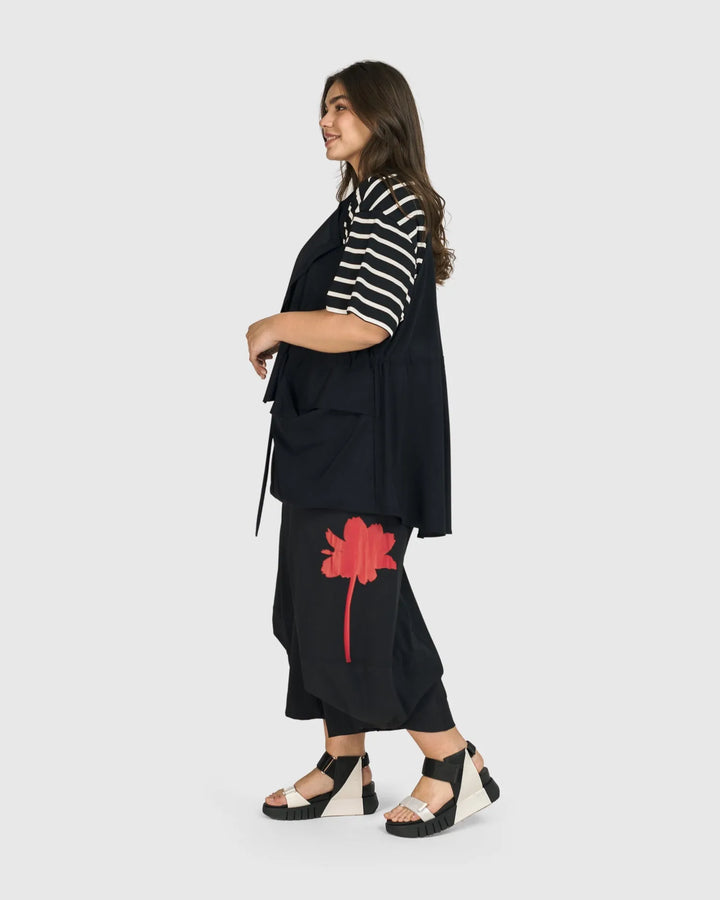 Tekbika Gabrielle Relaxed Vest, Black