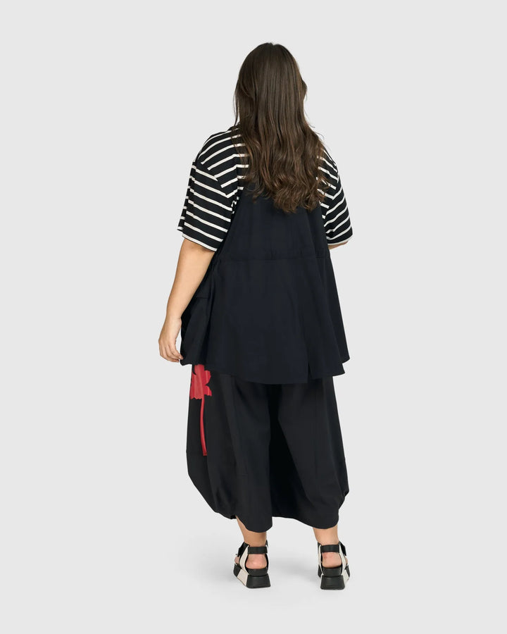 Tekbika Gabrielle Relaxed Vest, Black