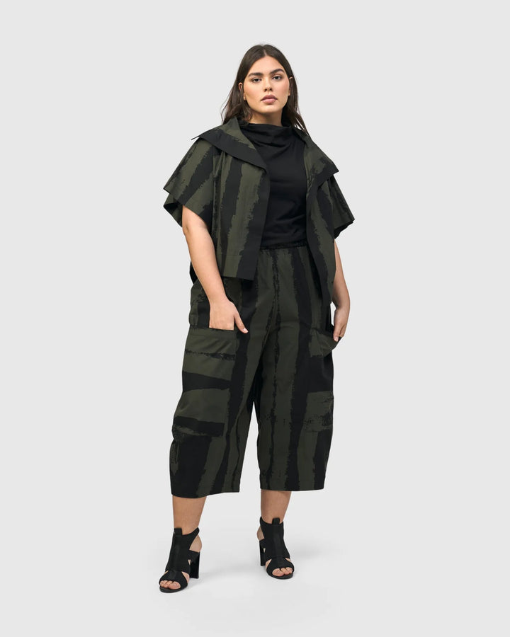 Urban Sakura Cape Jacket, Khaki