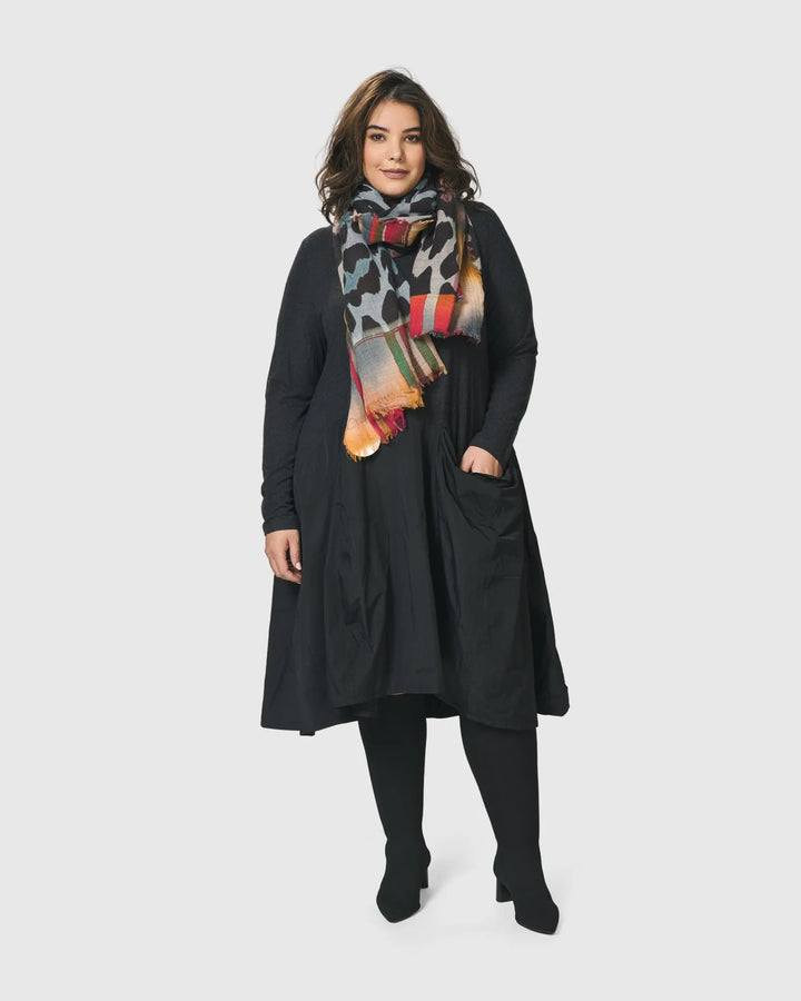 Nightclub Scarf, Leopard