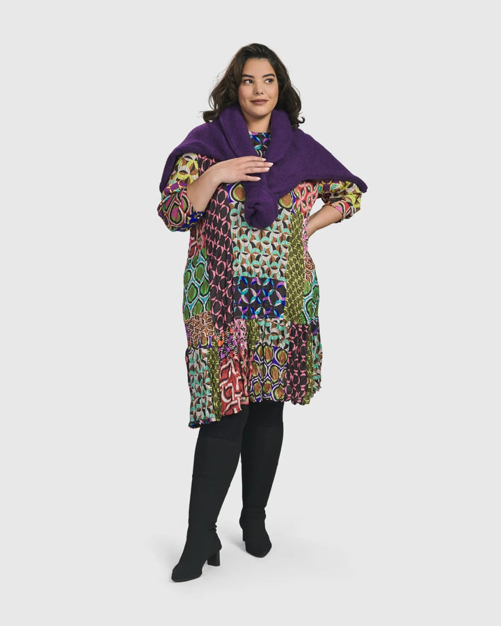 Siesta Oversized Sweater, Purple