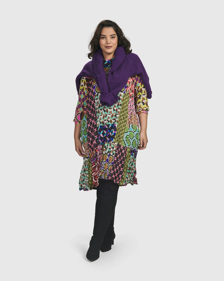 Siesta Oversized Sweater, Purple