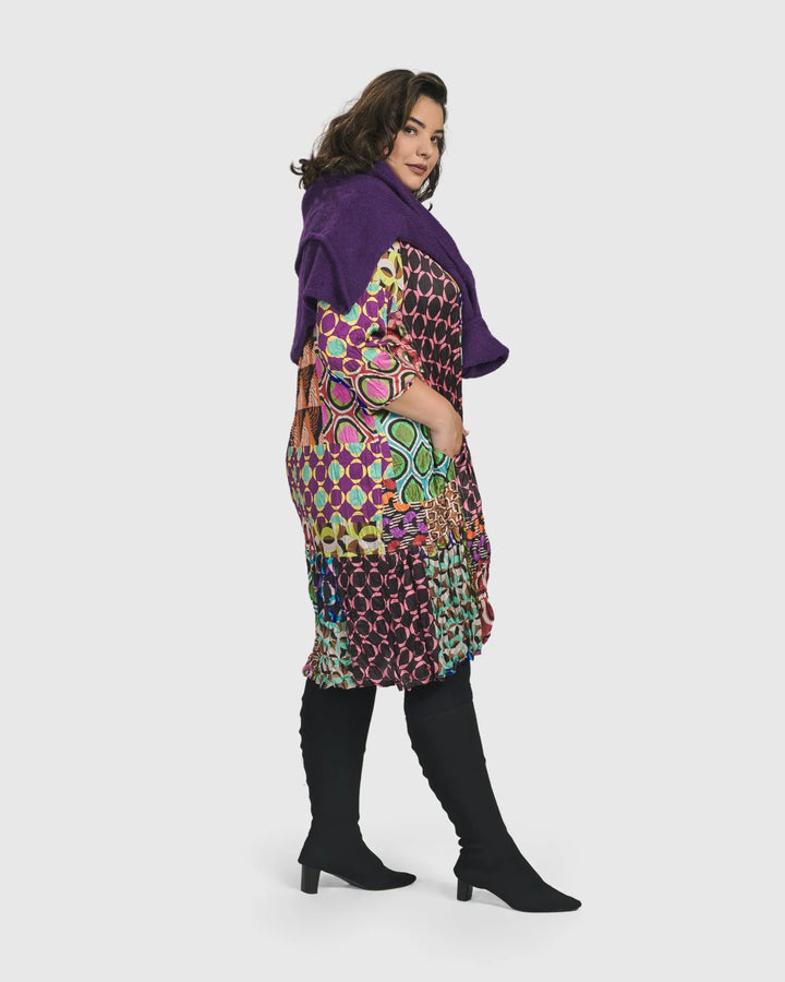 Siesta Oversized Sweater, Purple