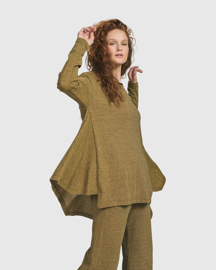 Essential Flared Top, Honey