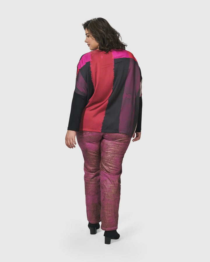 Cosmopolitan Long Sleeve Tee, Violet