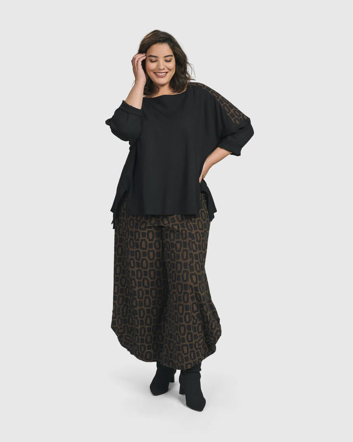 Essential Long Sleeve Tee, Coffee