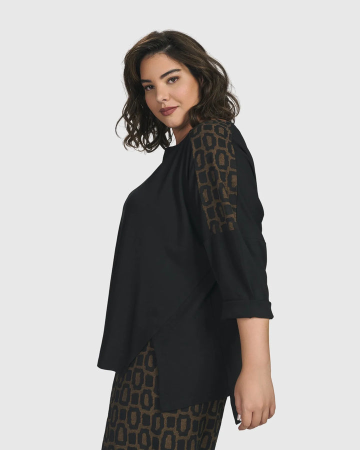 Essential Long Sleeve Tee, Coffee