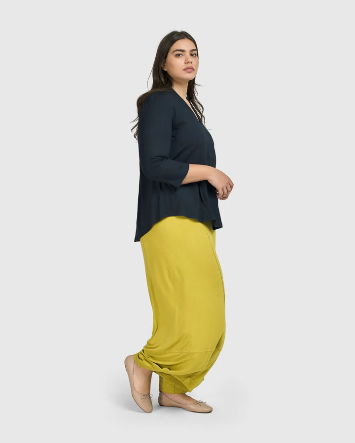 Essential V-neck Top, Ocean