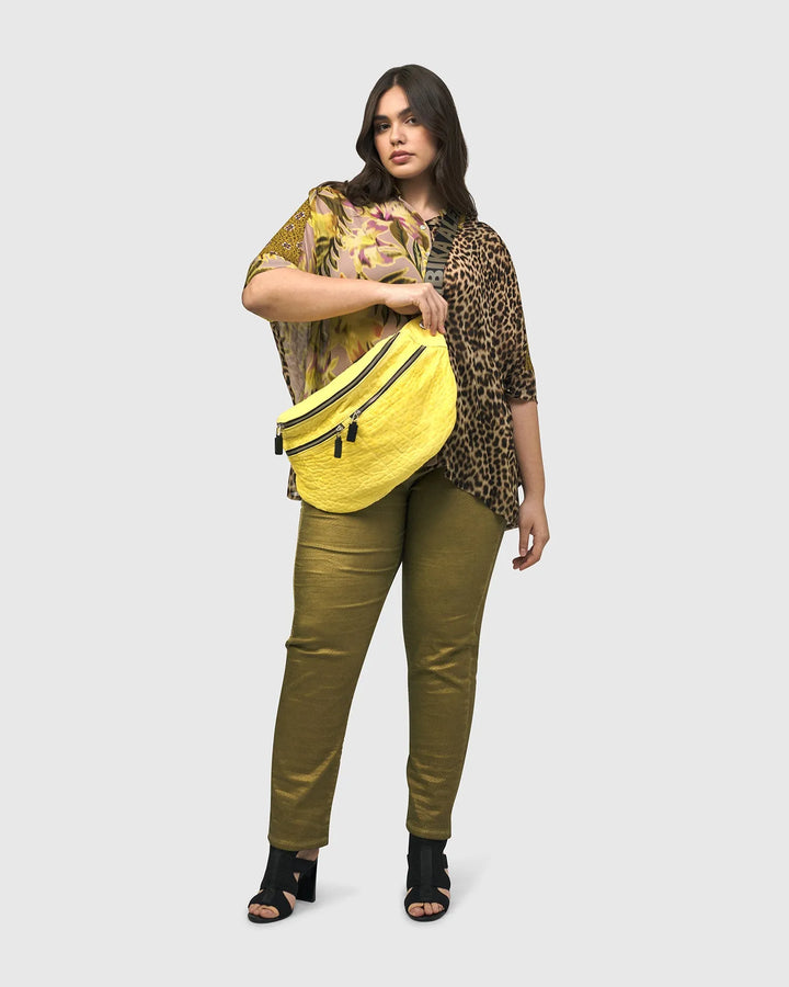 Iconic Stretch Jeans, Green Snake