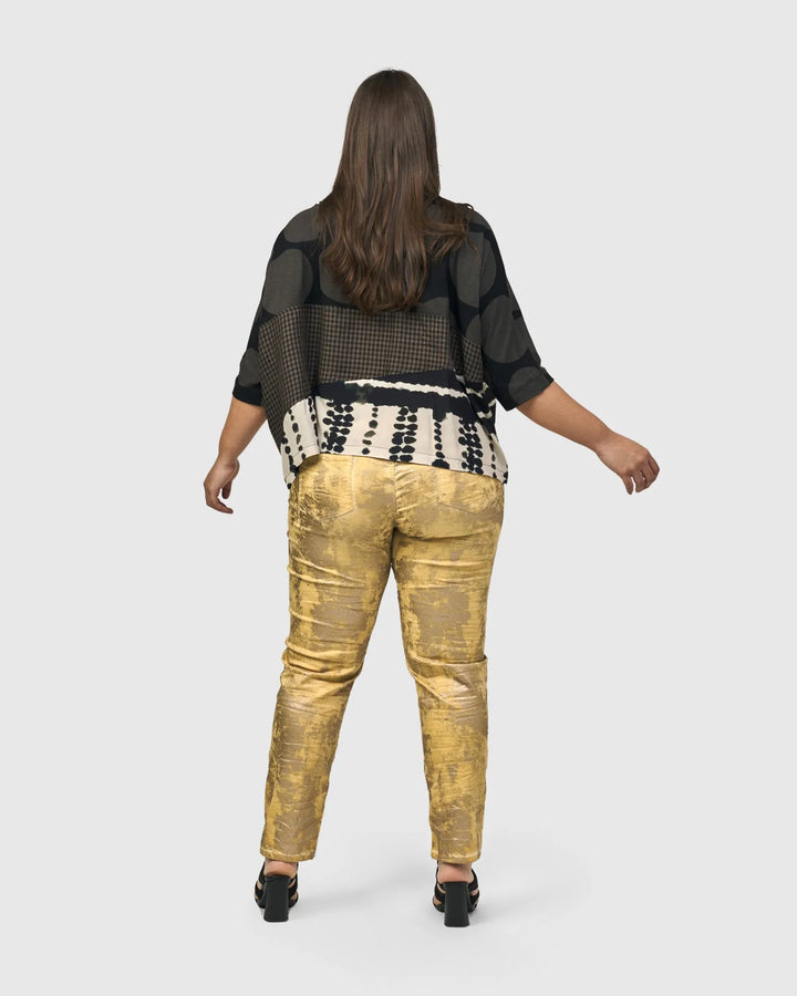 Iconic Stretch Jeans, Honey Gold