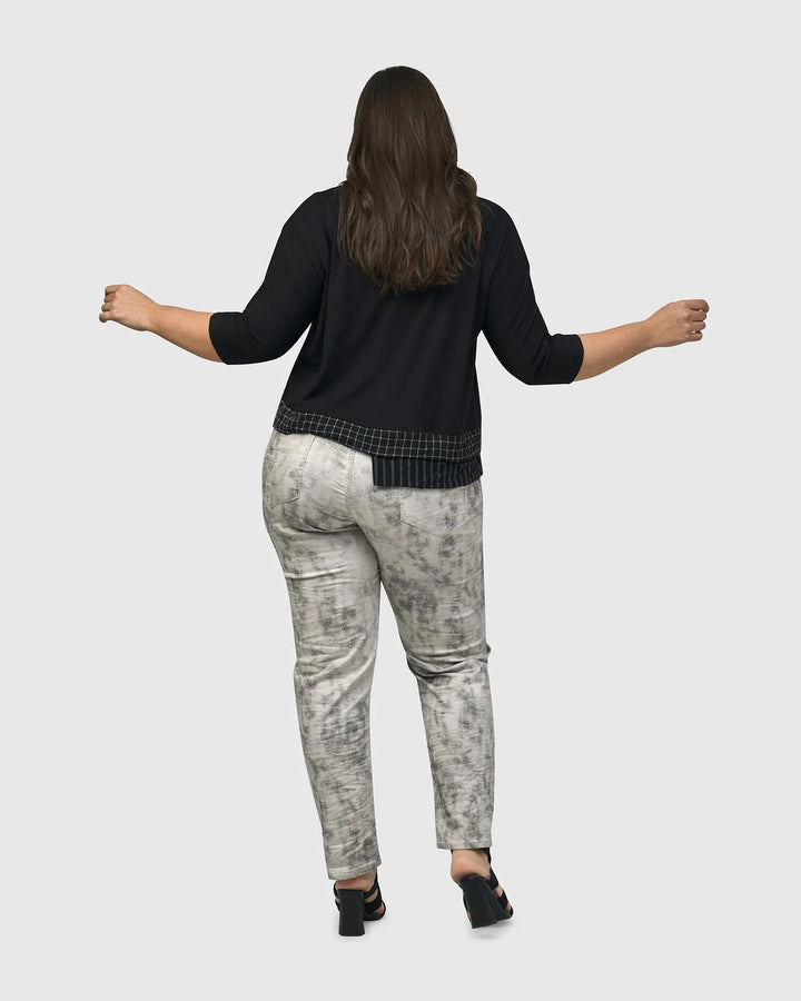 Iconic Stretch Jeans, Marble
