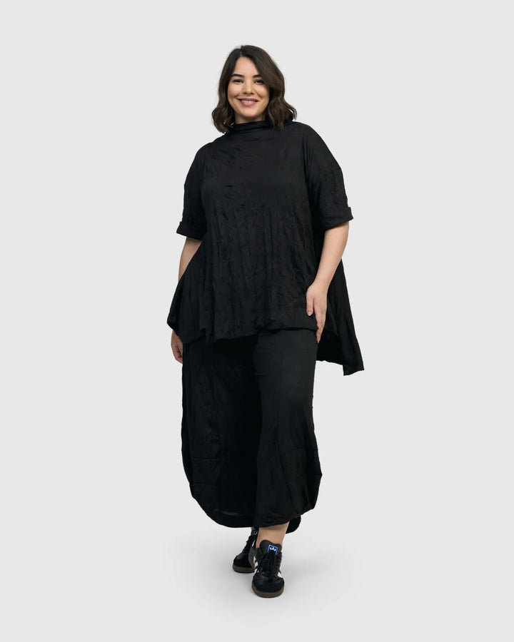 Nightline Trapeze Top, Black
