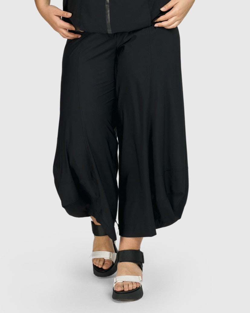 hitomi twinkle slim fit pants / black Essential Tekbika