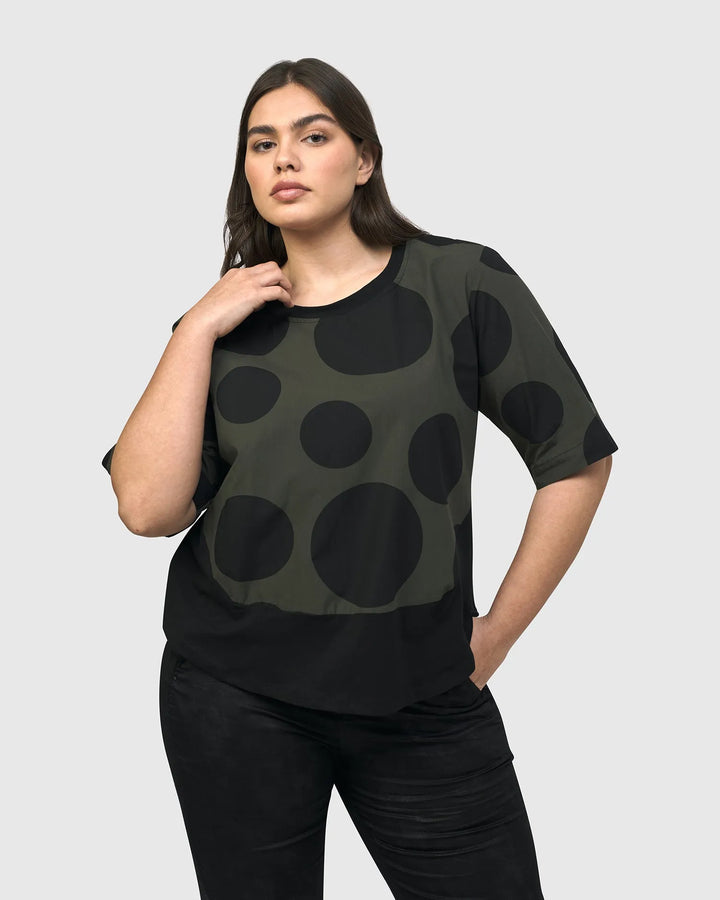 Urban Miyazaki Dots Tee, Khaki