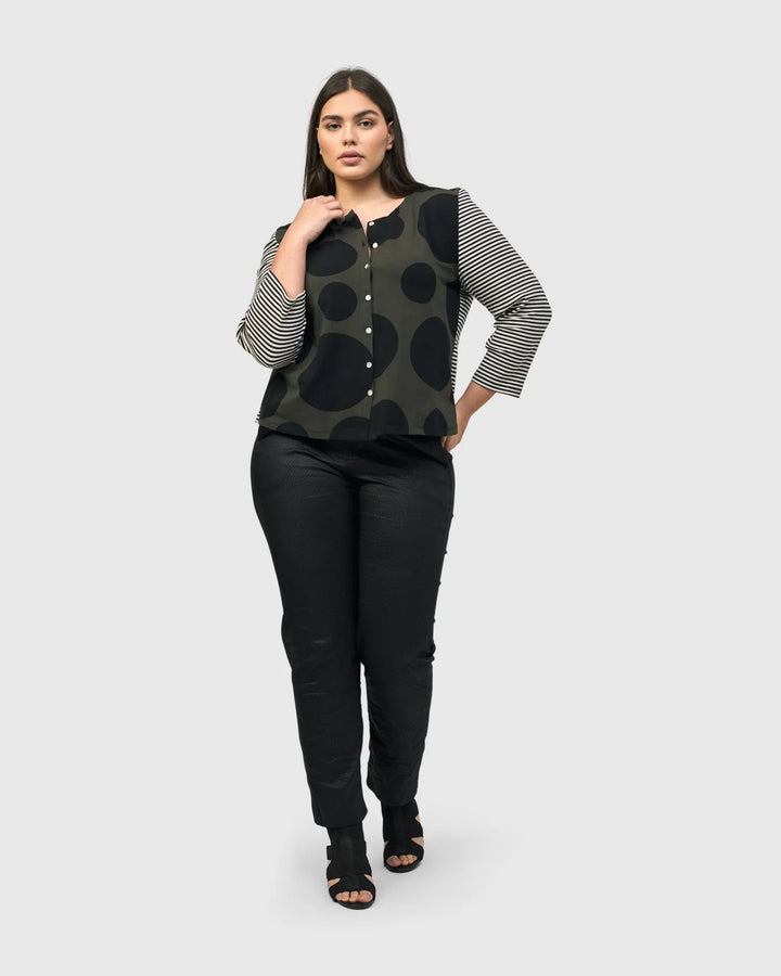 Urban Mononoke Cardigan Top, Stripes