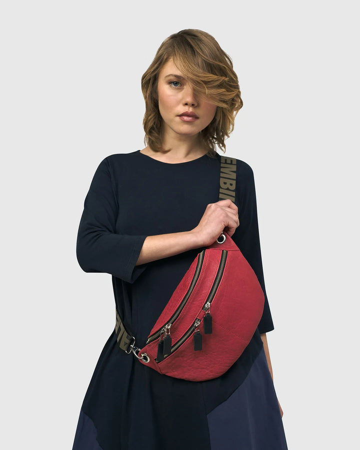 Crossbody Sling Bag, Vermillion