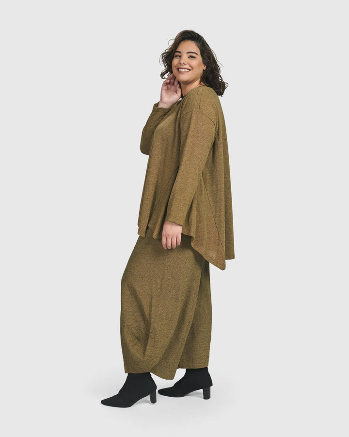 Essential Flared Top, Honey