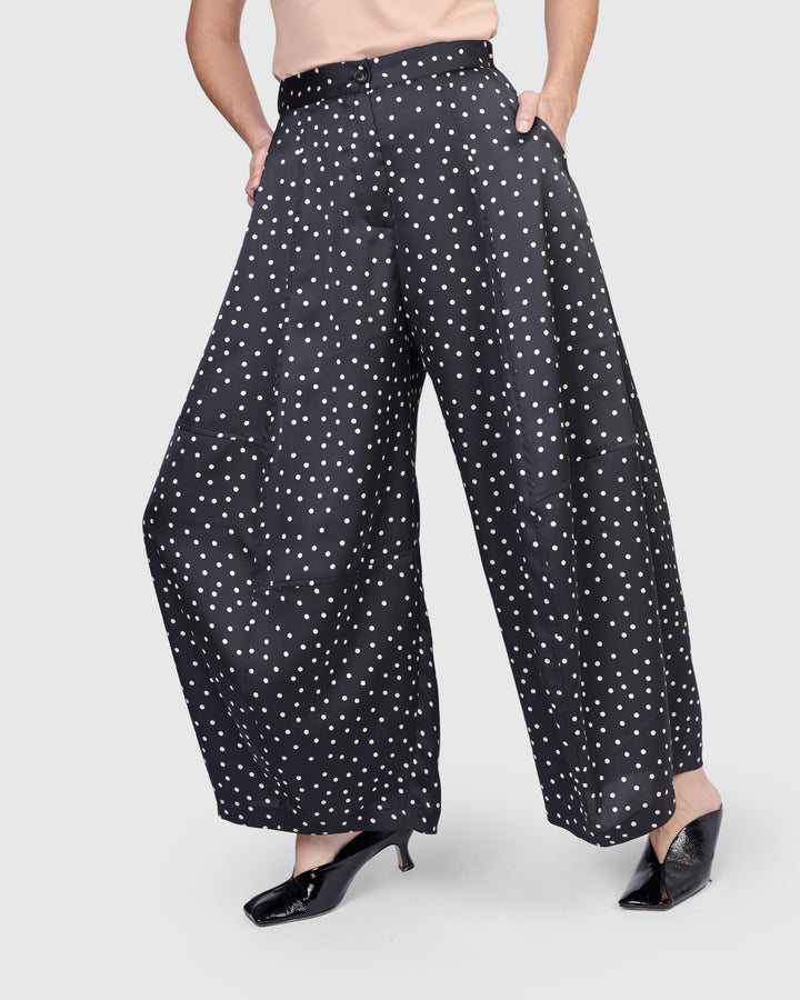Isley Lantern Pants, Polka