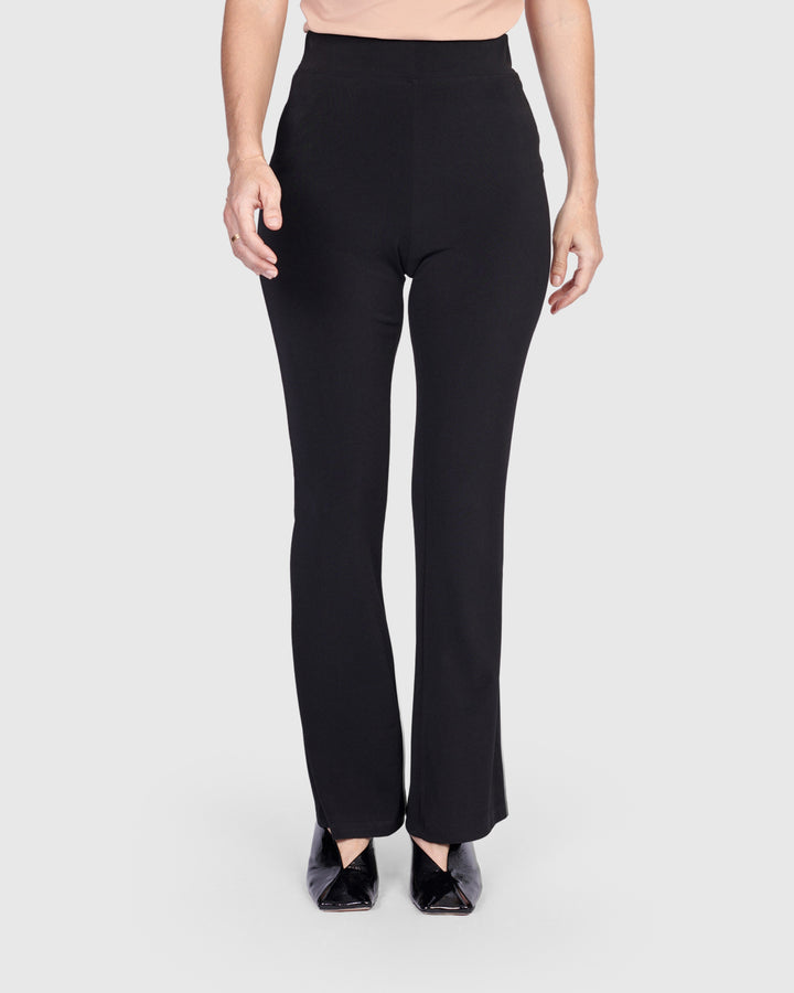 Essential Kick Flare Pants, Black