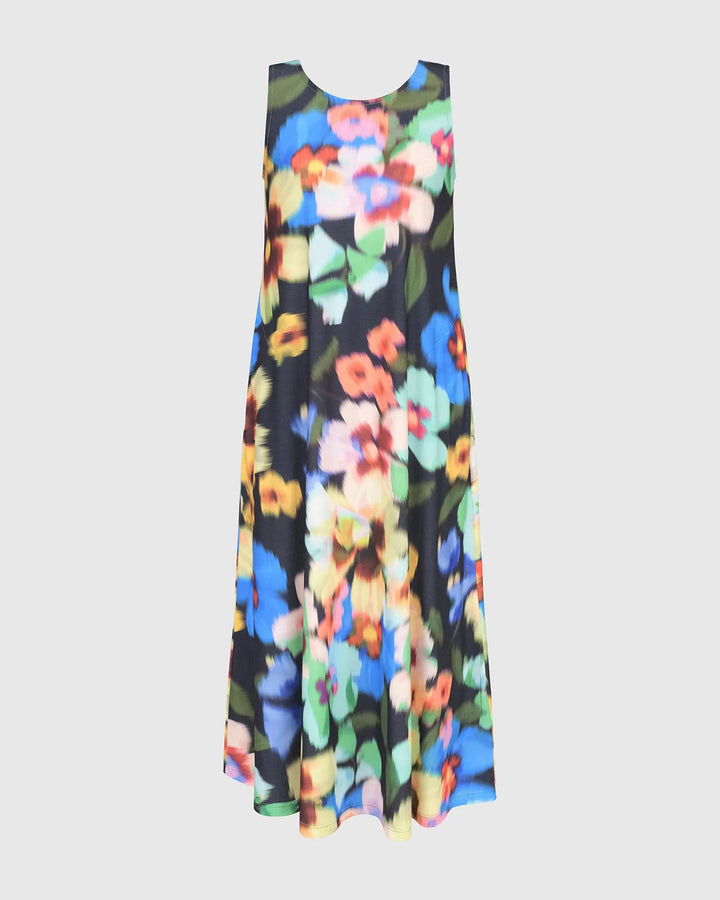 Forget-Me-Not Sleeveless Maxi Dress, Garden