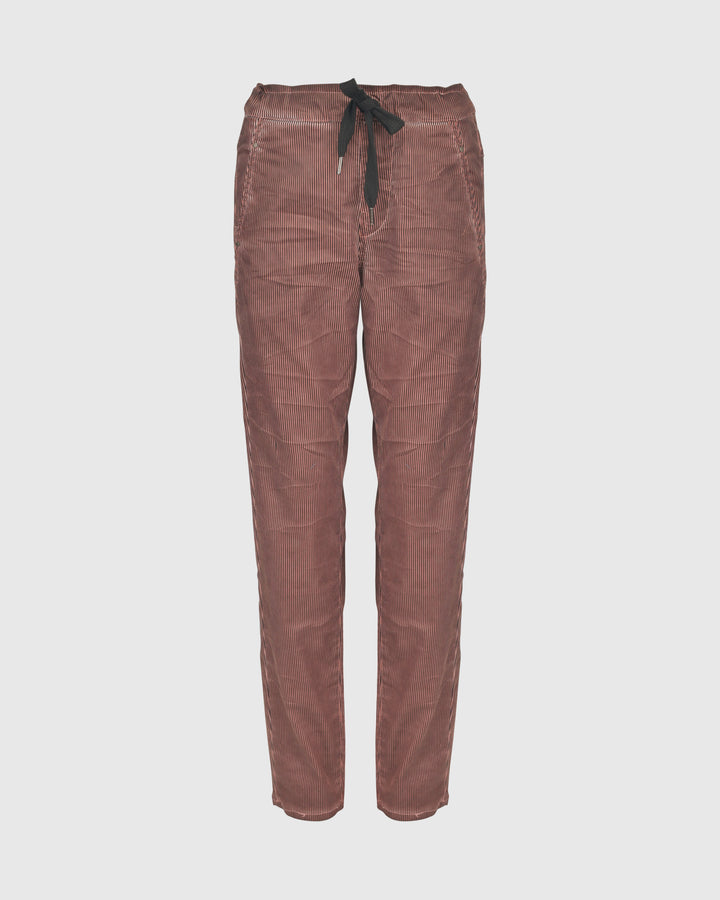 Pinstripe Iconic Stretch Jeans, Coral