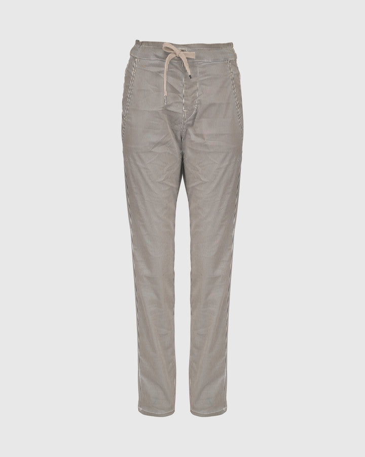Pinstripe Iconic Stretch Jeans, Ivory