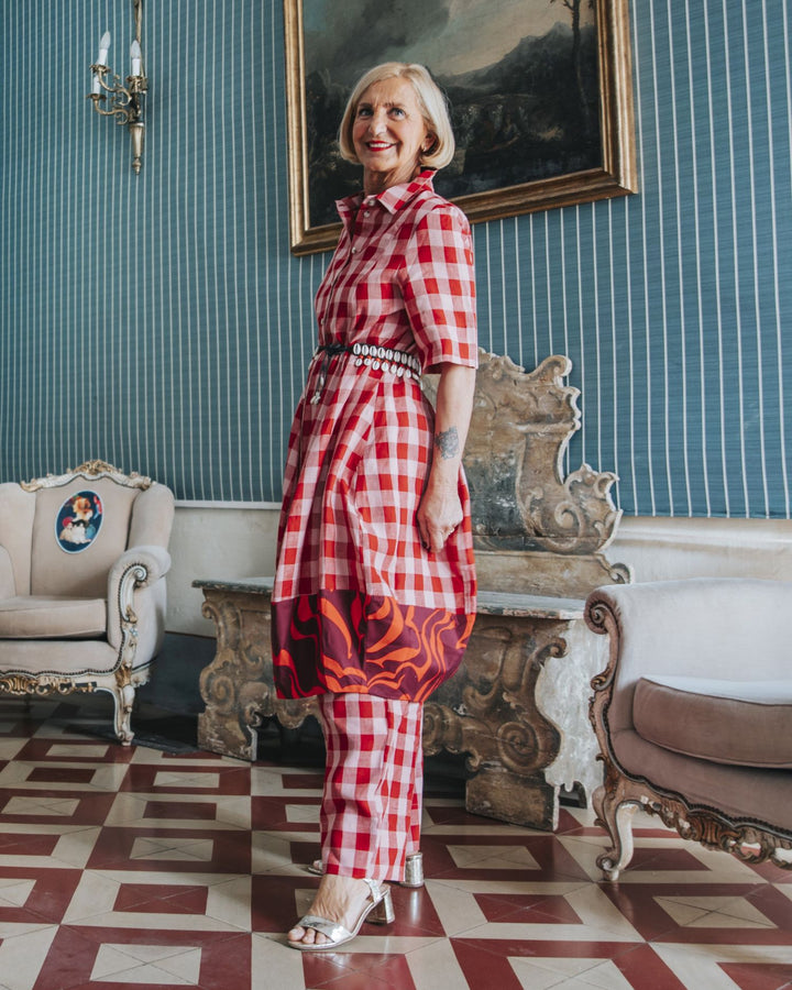 Bunny Wonderful Shirt Dress, Check