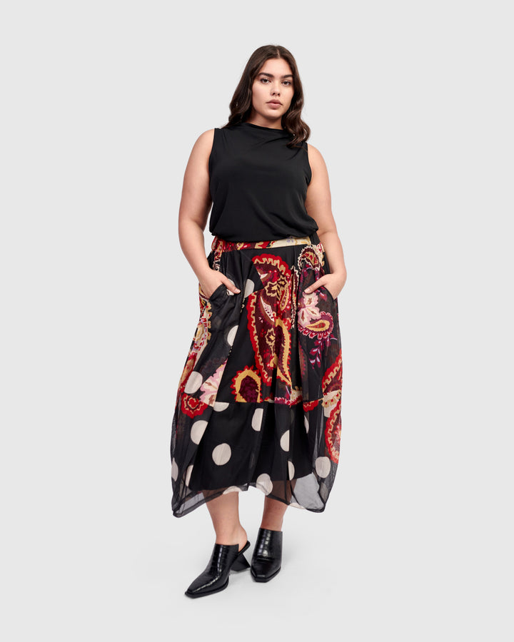 Chateau Cocoon Skirt, Fiesta