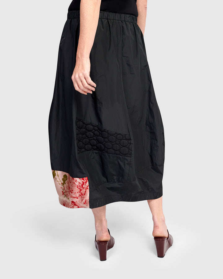 Lauryn Cocoon Skirt, Black