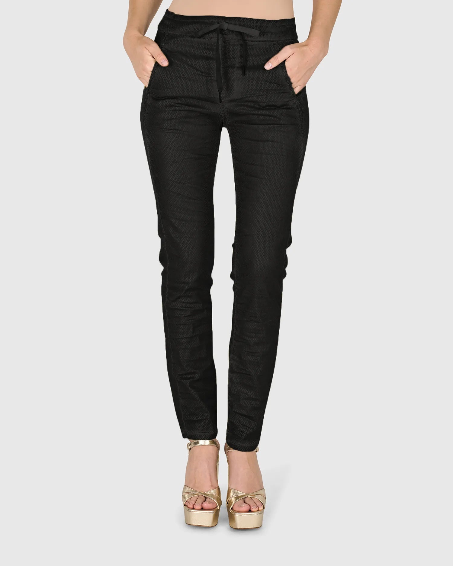 Serpent Iconic Stretch Jeans, Red