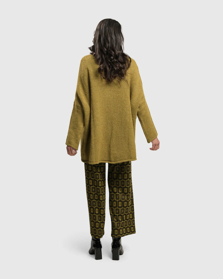Siesta Oversized Sweater, Ochre
