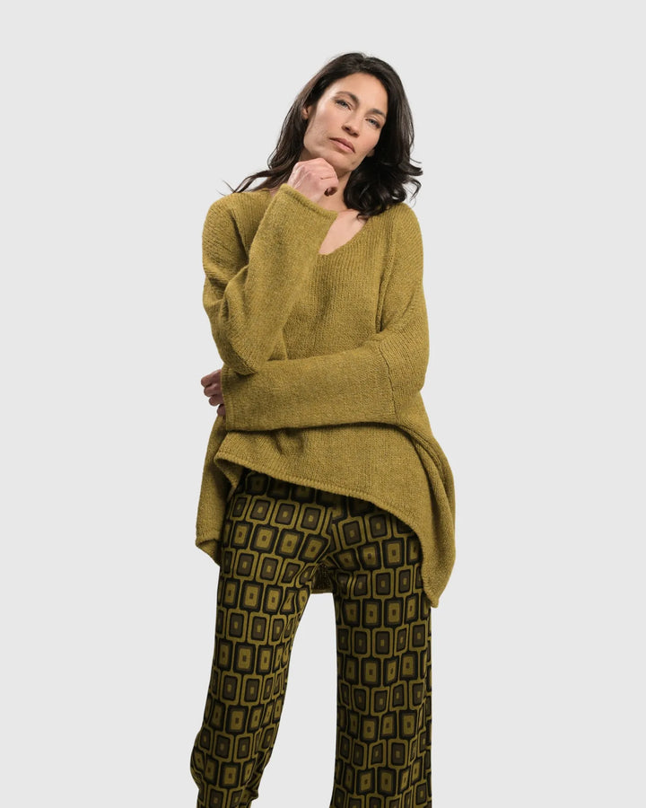 Siesta Oversized Sweater, Ochre