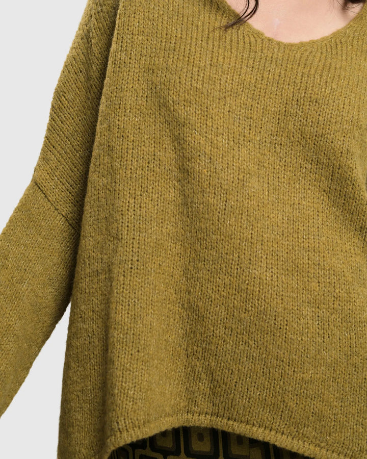 Siesta Oversized Sweater, Ochre