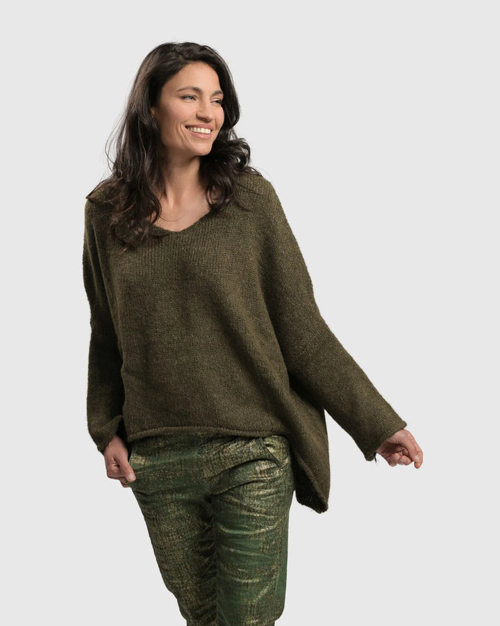 Siesta Oversized Sweater, Taupe