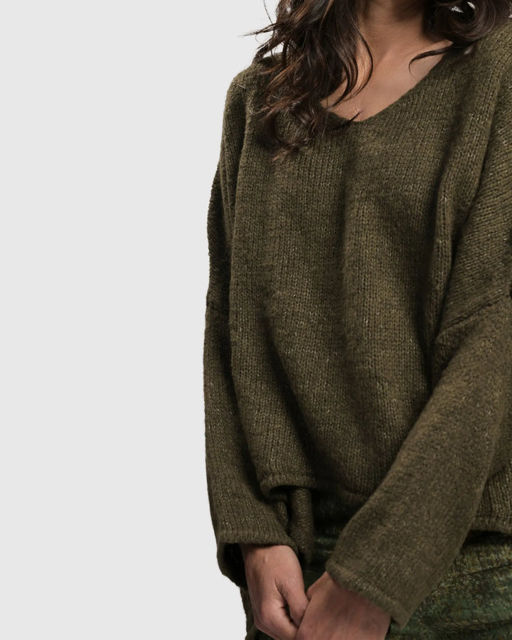 Siesta Oversized Sweater, Taupe