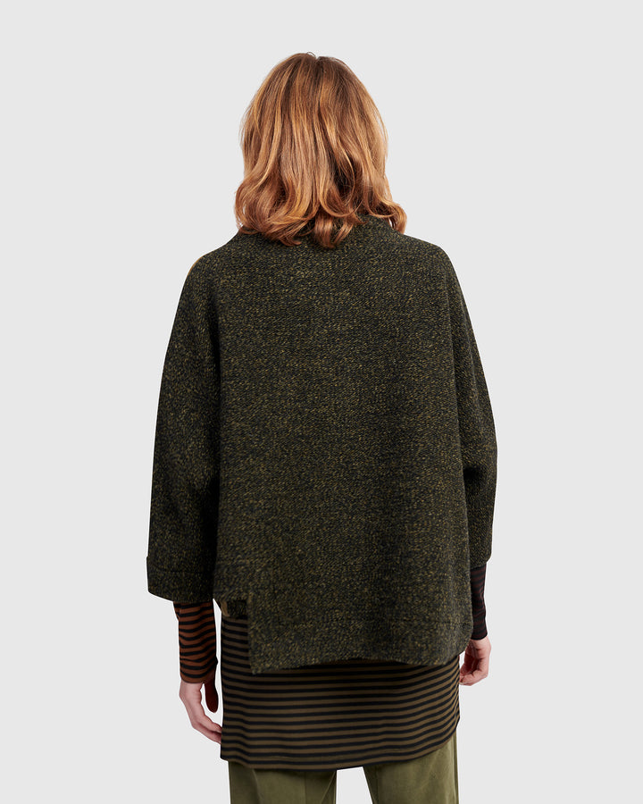 Urban Sah Quilted Pullover, Khaki