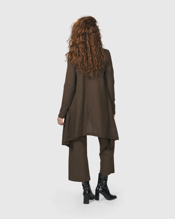 Essential Swing Tunic Top, Brown