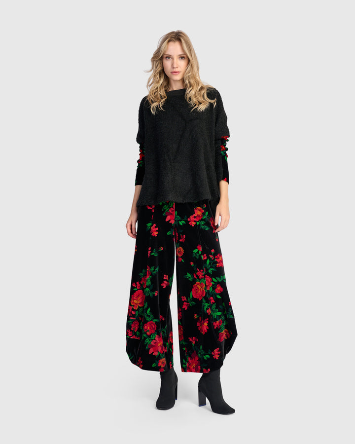 Spotlight Boucle Top, Roses