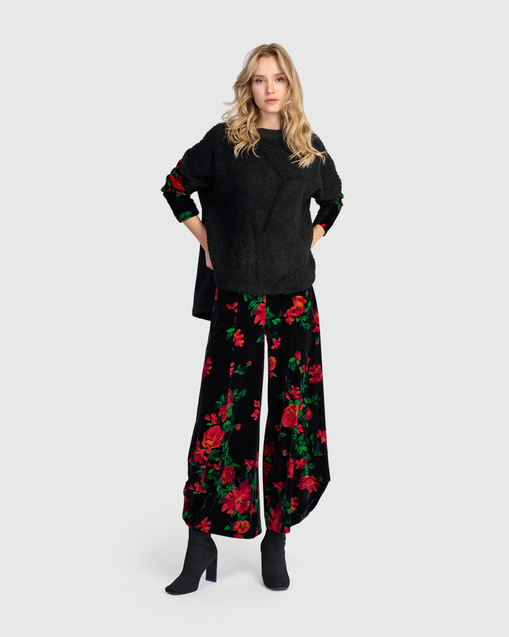 Spotlight Boucle Top, Roses