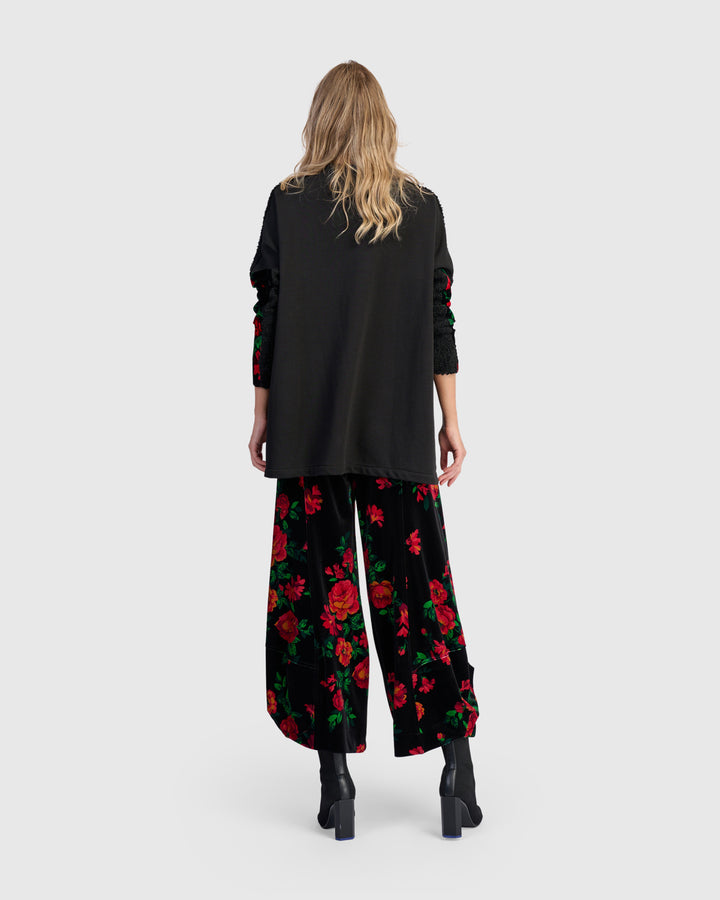 Spotlight Boucle Top, Roses