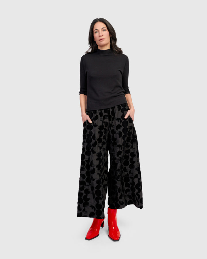 Hematite Wide Leg Pants, Crescent