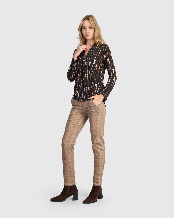 Sygnal V-neck Top, Matrix