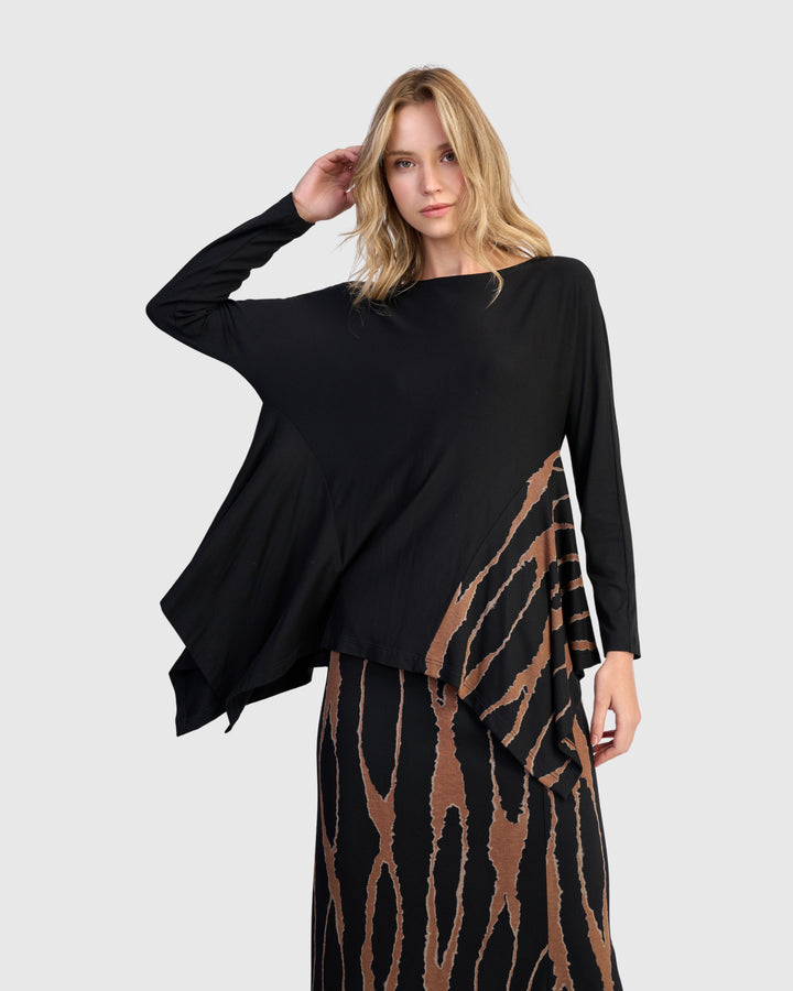 Tendril Handkerchief Top, Wood